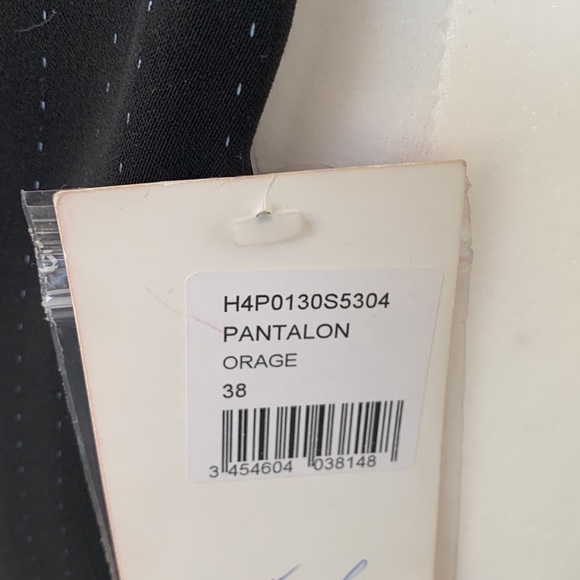 Size 38 black Pantalon with cuff never worn enough brand new - Picture 3 of 4